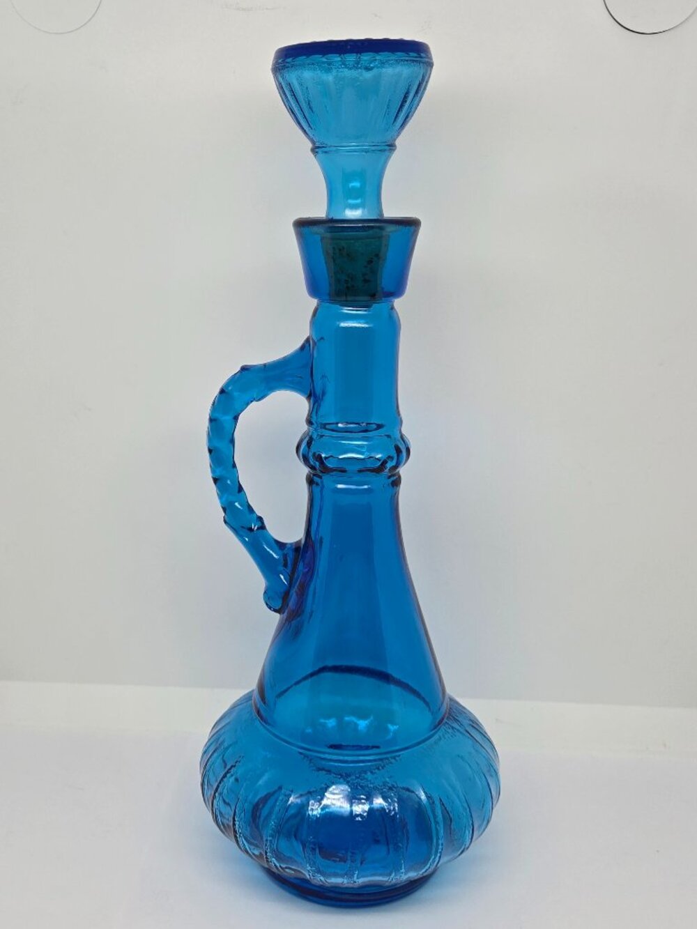 Vintage 1973 Jim Beam, I Dream of Jeannie, Genie Bottle Liquor Decanter Blue